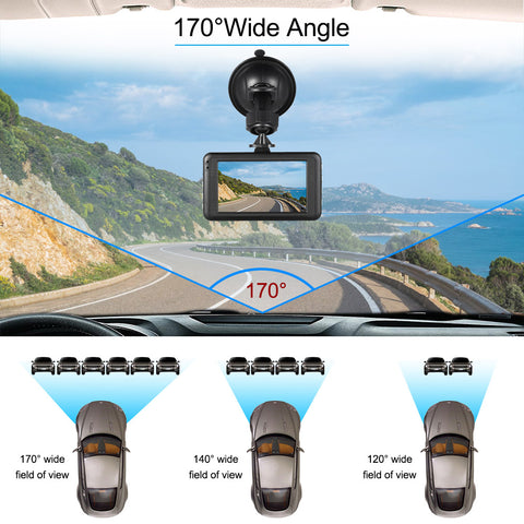 3" Truck Dash Camera