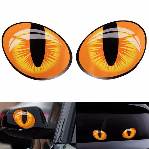 Cat's Eyes Truck Window Decal